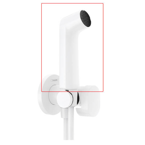 Гигиенический душ Hansgrohe 94569700 белый матовый (запчасть), фото 2
