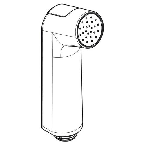 Гигиенический душ Hansgrohe 94569700 белый матовый (запчасть), фото 1