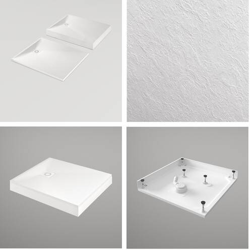 Душевой поддон PAA Lettera KDPLET80X100/00 80x100 см прямоугольный, белый глянец, фото 3