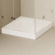 Душовий піддон PAA Lettera KDPLETKV90/00 90x90 см квадратний, білий глянець, фото 5
