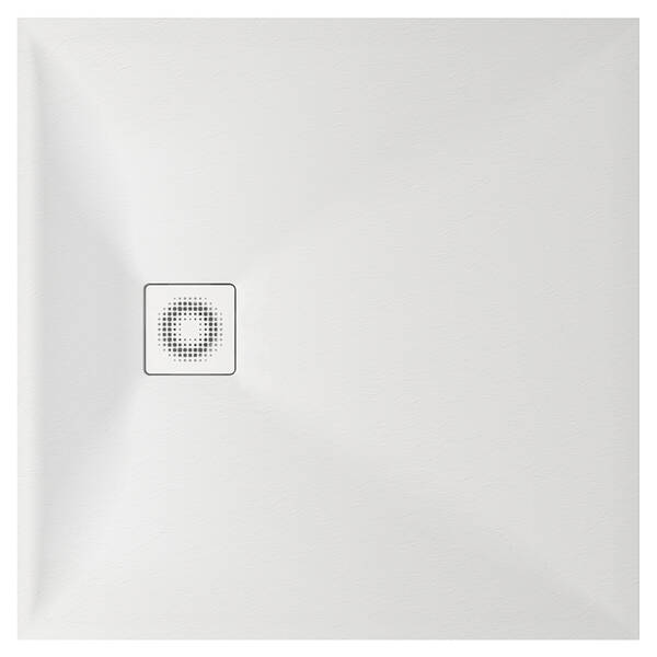 Душовий піддон PAA Lettera KDPLETKV90/00 90x90 см квадратний, білий глянець, фото 1