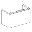Тумба для раковины Geberit Acanto 503.005.01.2 подвесная, белый глянец, фото 2