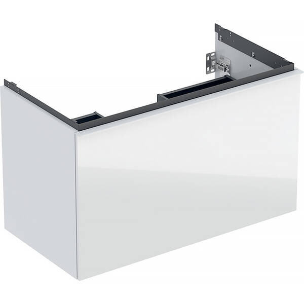 Тумба для раковины Geberit Acanto 503.005.01.2 подвесная, белый глянец, фото 1
