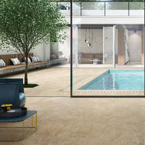 Керамограніт Novabell Thermae TRM183S Caramel Spazz/Rett 120х120 см, фото №2