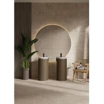 Керамограніт Ceramica Deseo Gres Max Travertino Ivory Rect 59,7х119,7 см, фото №1