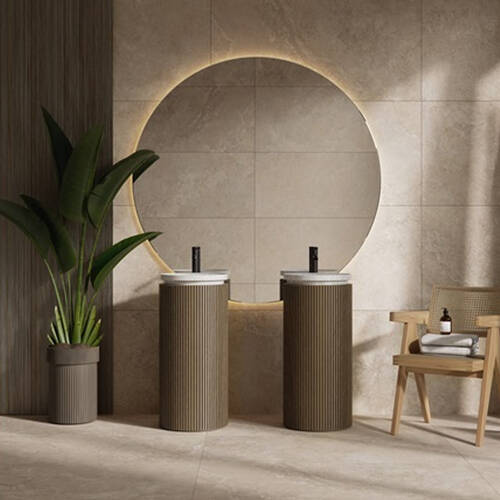 Керамогранит Ceramica Deseo Gres Max Travertino Ivory Rect 59,7х119,7 см, фото 1