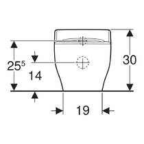 Унітаз підлоговий Geberit Bambini 502.965.00.1 для дітей, білий глянець, фото №3
