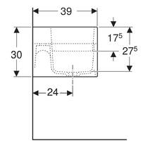 Раковина Geberit Bambini 502.974.00.1 90 см детская, белый глянец, фото №4
