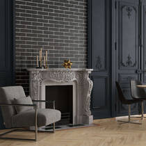 Керамогранит Golden Tile The Strand Чёрный 08С010 6х25 см, фото №4