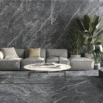 Керамограніт Baldocer Electra Black Natural Rect 60x120 см, фото №2
