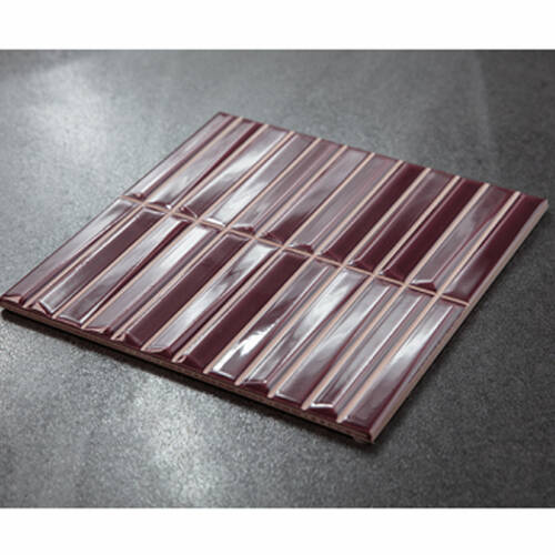 Плитка Monopole Ceramica Melody Bordeaux Brillo 20x20 см, фото 3