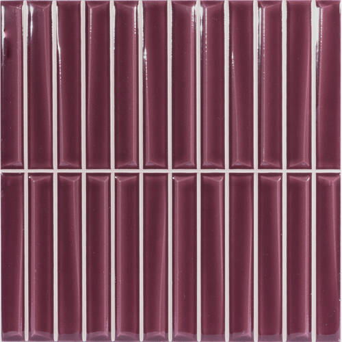 Плитка Monopole Ceramica Melody Bordeaux Brillo 20x20 см, фото 2