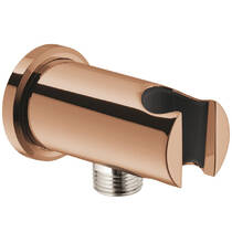 Шлангове підключення Grohe Rainshower 26658DA0 з тримачем для душу, теплий захід сонця (рожеве золото)