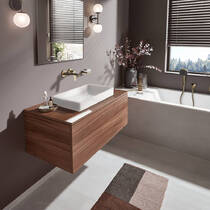 Смеситель скрытого монтажа для раковины Hansgrohe Vivenis 75050140 бронза матовый, фото №3