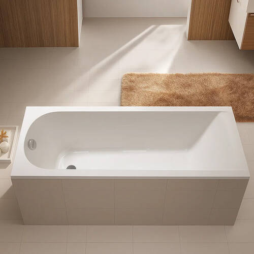 Ванна акриловая Devit Harmony HAR15070 150x70 см с ножками, белая, фото 1