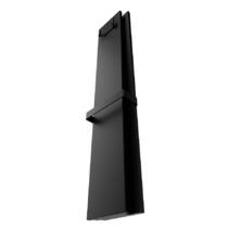 Радиатор электрический Deweit Whole Wall 2.0, с держателем для полотенец и халатов, Led-подсветка, цвет черный мат, фото №6