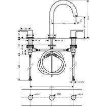Змішувач для раковини Hansgrohe Vernis Shape 71563000 хром, фото №2