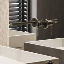 Излив для ванны Gessi Ingranaggio 63603-707 черный матовый, фото №3