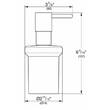 Дозатор для рідкого мила Grohe Essentials 40394DA1 теплий захід сонця (рожеве золото), фото 2