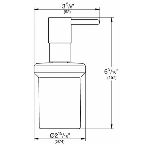 Дозатор для рідкого мила Grohe Essentials 40394DA1 теплий захід сонця (рожеве золото), фото 2