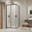 Душова кабіна Radaway Alienta 10239090-54-01 90х90х190 см профіль чорний, скло прозоре, фото 4