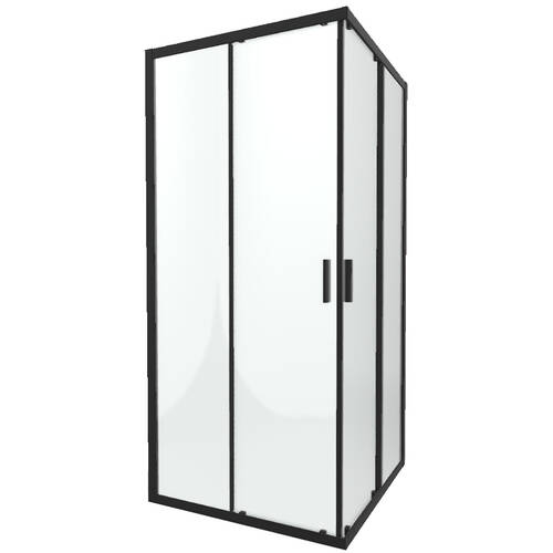 Душова кабіна Radaway Alienta 10239090-54-01 90х90х190 см профіль чорний, скло прозоре, фото 1