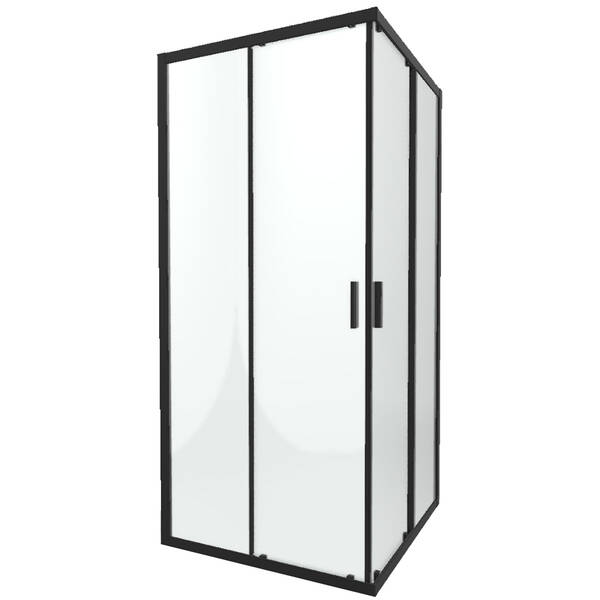 Душова кабіна Radaway Alienta 10239090-54-01 90х90х190 см профіль чорний, скло прозоре, фото 1