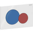 Клавіша змиву Geberit Sigma01 115.770.LB.5 синій/червоний, фото 3