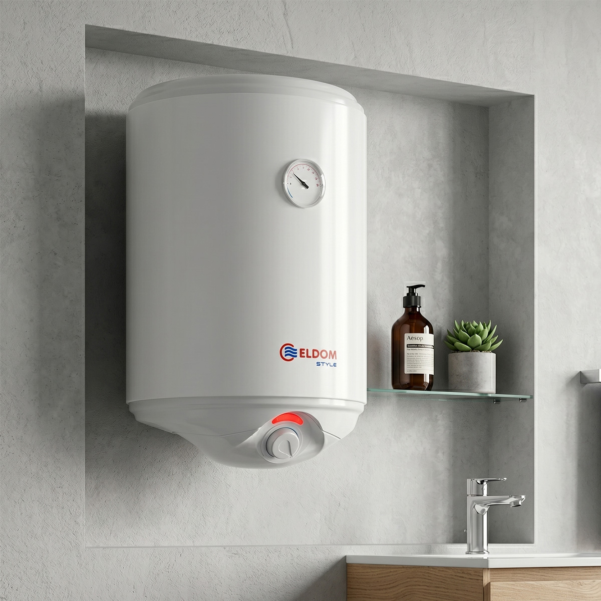 72269WD Водонагрівач Eldom Style Dry 30л. 1,6 kW (1 сорт)