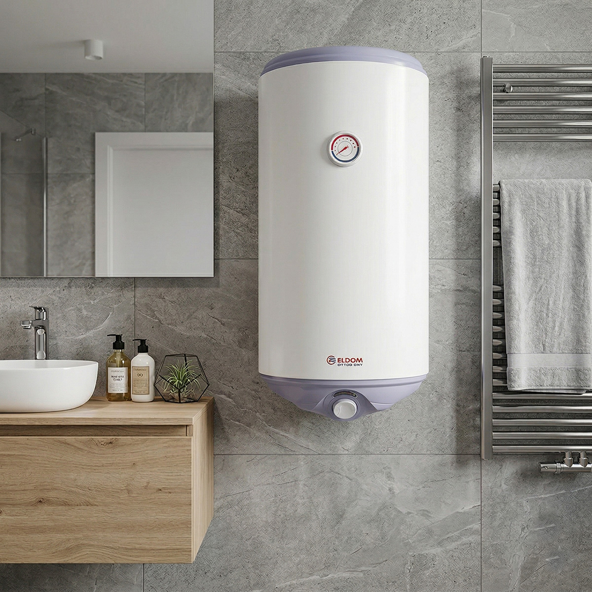 WVY08044FD Водонагрівач Eldom Style Dry 80л 2,0 kW (1 сорт)