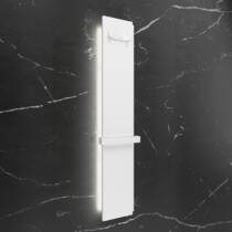 Радиатор электрический Deweit Whole Wall 2.0, с держателем для полотенец и халатов, Led-подсветка, цвет белый мат, фото №6