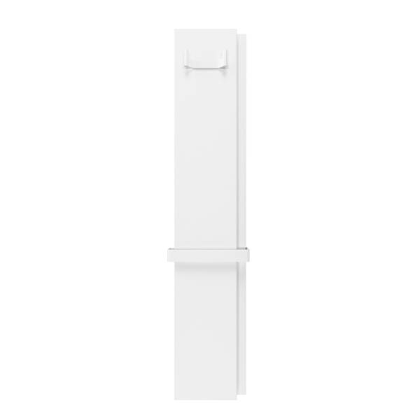 Радіатор електричний Whole Wall_2.0, з тримачем для рушників та халатів, Led-підсвітка, колір білий мат