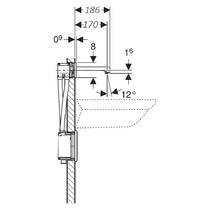 Смеситель скрытого монтажа для раковины Geberit Brenta 116.272.SN.1 электронный, стальной, фото №3