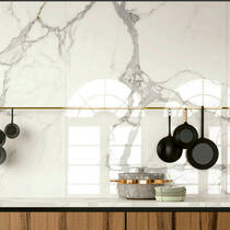 Керамограніт Cotto Deste Vanity AEK6VA11 A Bianco Statuario TCH 120X278 см, фото №4