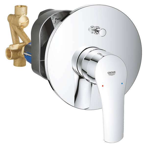 UA26415SC11  Eurosmart  Комплект для душу вбудованого монтажу Tempesta 250, 3 споживачі, хром, 4 пак — фото 2