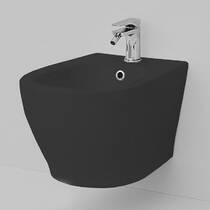 Биде подвесное ArtCeram Ten TEB004 17;00 черный матовый, фото №1