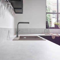 Змішувач для кухні Hansgrohe Talis M54 72808340 хром чорний матовий, фото №3