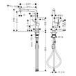 Змішувач для кухні Hansgrohe Talis M54 72808340 хром чорний матовий, фото 2
