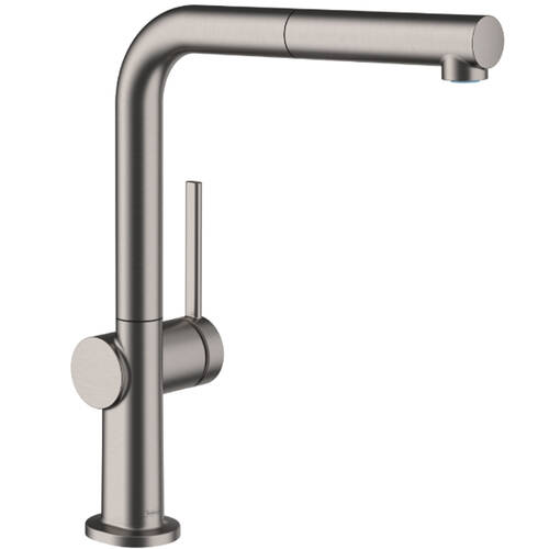 Змішувач для кухні Hansgrohe Talis M54 72808340 хром чорний матовий, фото 1
