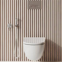 Унітаз підвісний Kludi Resa D 24WCSET43 з сидінням Soft Close, білий глянець, фото №3