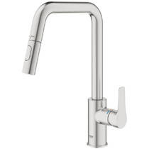 Змішувач для кухні Grohe Eurosmart 30619DC0 суперсталь, фото №4
