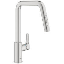 Змішувач для кухні Grohe Eurosmart 30619DC0 суперсталь, фото №1