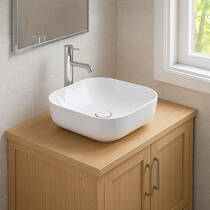 Раковина SDR Ceramiche Pool 1 LVP1 42х42 см, білий глянець, фото №1