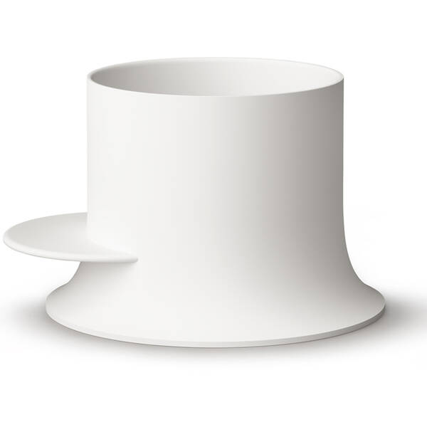 Ванна круглая из искусственного камня PAA Alba VAALBS/00 d=1200мм Silkstone с интегрированным сифоном, белый матовый, фото 1