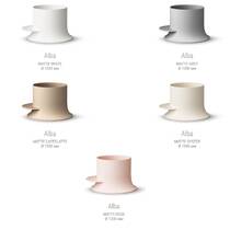 Ванна круглая из искусственного камня PAA Alba VAALBS/03 d=1200мм Silkstone с интегрированным сифоном, Matte Grey, фото №6