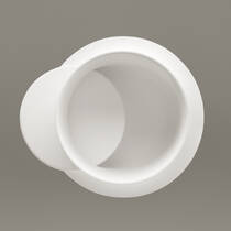 Ванна круглая из искусственного камня PAA Alba VAALBS/03 d=1200мм Silkstone с интегрированным сифоном, Matte Grey, фото №4