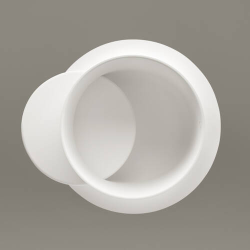 Ванна круглая из искусственного камня PAA Alba VAALBS/03 d=1200мм Silkstone с интегрированным сифоном, Matte Grey, фото 4