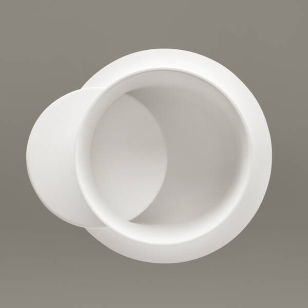 Ванна круглая из искусственного камня PAA Alba VAALBS/03 d=1200мм Silkstone с интегрированным сифоном, Matte Grey, фото 4