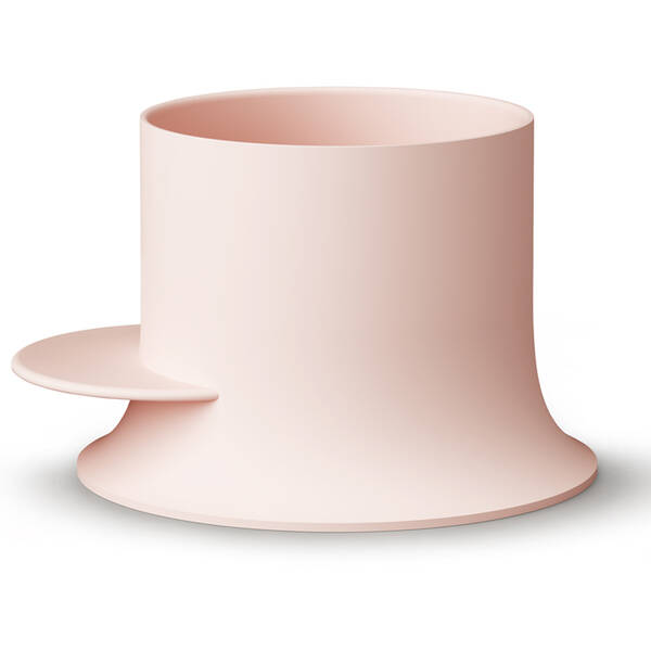 Ванна круглая из искусственного камня PAA Alba VAALBS/06 d=1200мм Silkstone с интегрированным сифоном, Matte Rose, фото 1