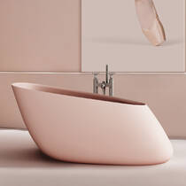 Ванна из искусственного камня Silkstone PAA Pointe VAPOIS/06 150x72 см, Matte Rose, фото №7